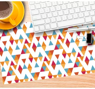 Podložka pod myš so vzorom Živé geometrické konfigurácie - Tenstickers