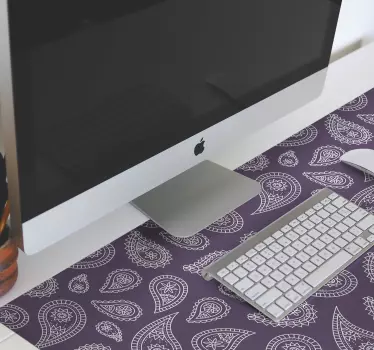 Podložka pod myš so vzorom zložitý paisley motív - Tenstickers