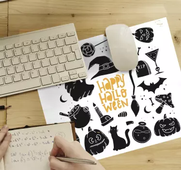 Podložka pod myš vianoce kolekcia šťastného halloweenu - Tenstickers