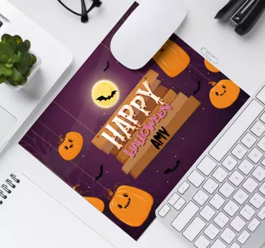 Podložka pod myš vianoce s témou šťastného halloweenu - Tenstickers
