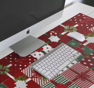 Podložka pod myš vianoce s vianočným vzorom - Tenstickers