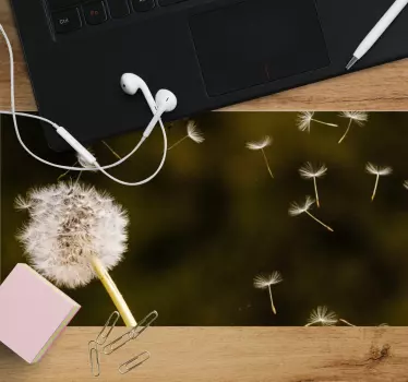 Podložka pod myš xxl jemné semienka púpavy - Tenstickers