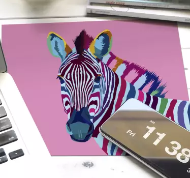 Podložka pod myš zebra pop art - Tenstickers
