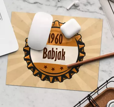 Podložka pod myš veko fľaše - Tenstickers