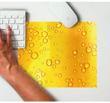 Pohár piva originálna podložka pod myš - Tenstickers