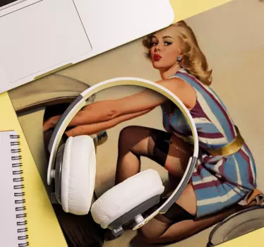 Pripnite originálnu vinylovú podložku na myš - Tenstickers