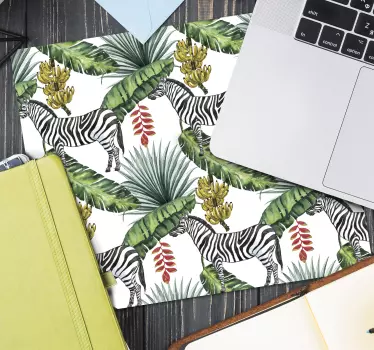 Prírodný vzor zebra podložka pod myš - Tenstickers