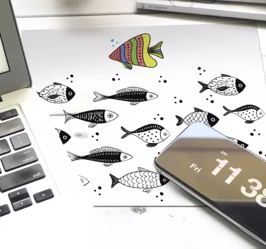 Protiprúdová ryba podložka pod myš - Tenstickers