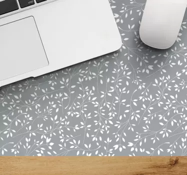 Rastliny kresba príroda vzor originálna podložka pod myš - Tenstickers