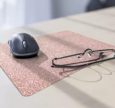 Ružová originálna podložka pod myš - Tenstickers