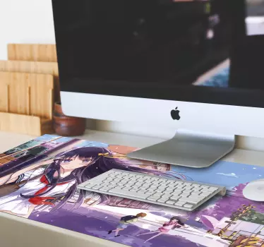 školáčka anime podložka pod myš - Tenstickers
