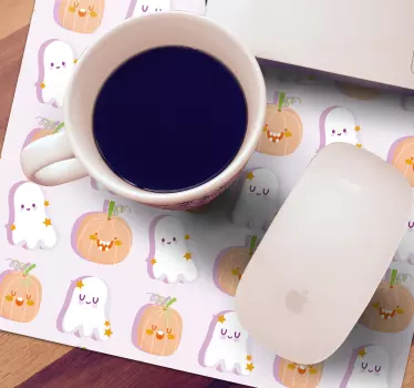 Skutočný duch a tekvica viac podložiek pod myš - Tenstickers