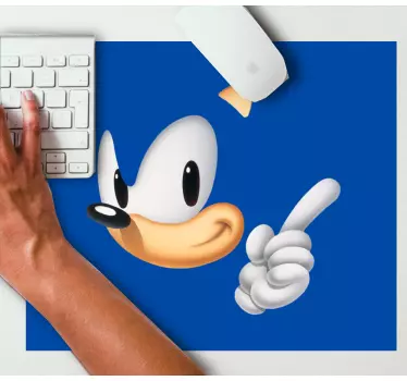 Sonic kreslená postavička anime myš podložka - Tenstickers