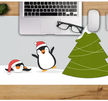 Tučniaky a podložka pod vianočný stromček - Tenstickers