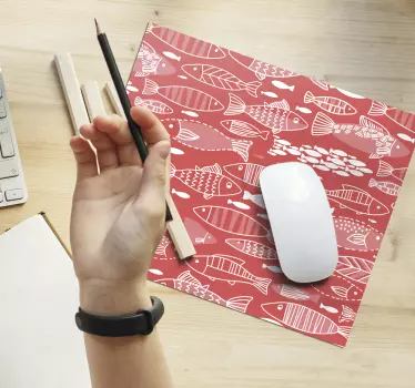 Veľa rýb pod morskými rybami podložka pod myš - Tenstickers