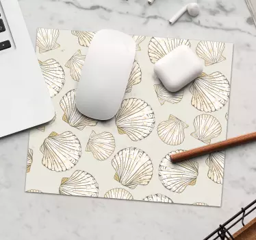 Veľká a malá mušle mušľová podložka pod myš - Tenstickers