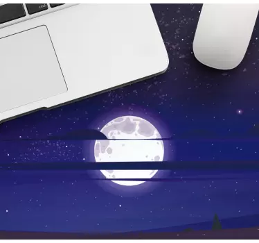 Veľká mesiac anime herná vinylová podložka pod myš - Tenstickers