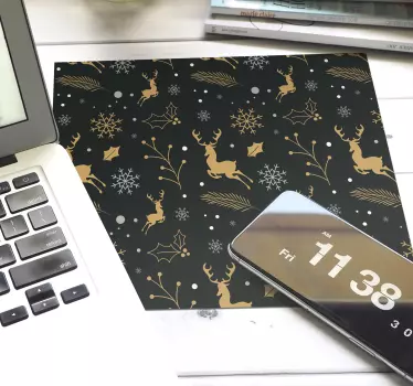 Veselé vianočné zloženie podložka pod myš - Tenstickers