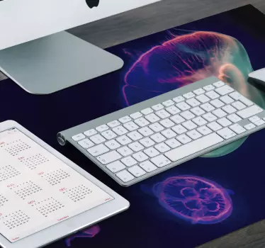 Viacfarebná rohož pre ryby z medúzy - Tenstickers