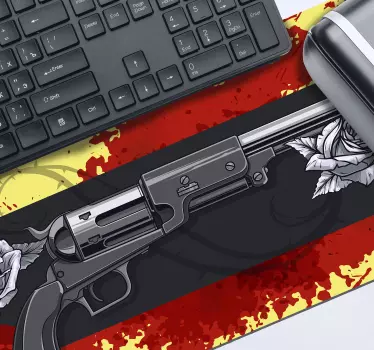 Vinylová podložka pod myš na zbrane - Tenstickers