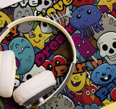Vtipné figúrky anime podložka pod myš - Tenstickers