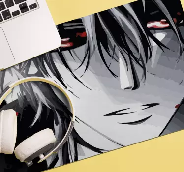 Zlý anime chlap anime myš podložka - Tenstickers