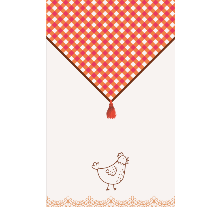 roleta do kuchyne tradičný vidiecky štýl - Tenstickers