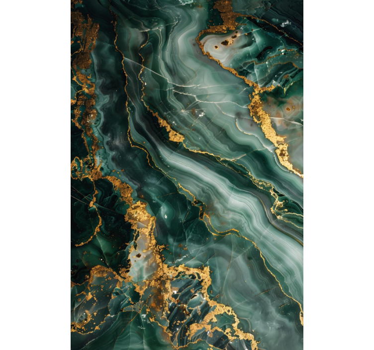 roleta do kúpelne luxusná imitácia zeleného mramoru - Tenstickers