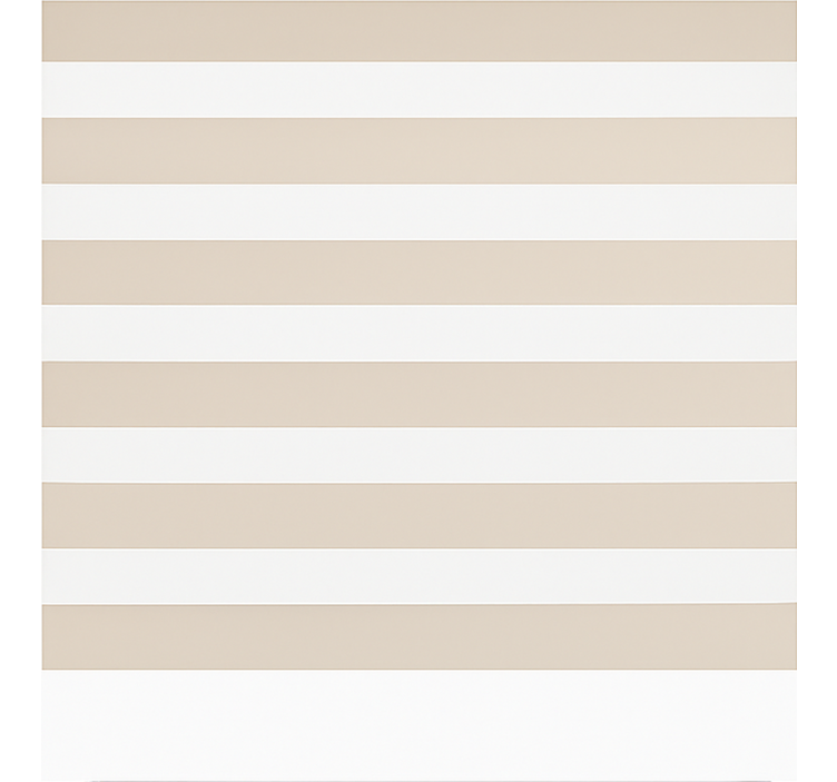 klasická roleta krémová a biela horizontálna - Tenstickers