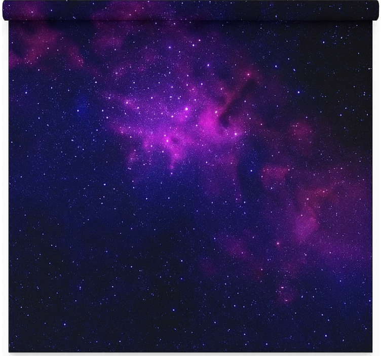 roleta pre teenagera fialová galaxia hviezda - Tenstickers