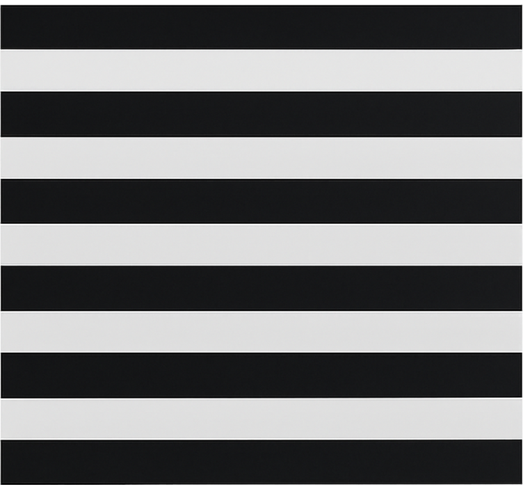 roleta do jedálne čierne a priehľadné pruhované - Tenstickers