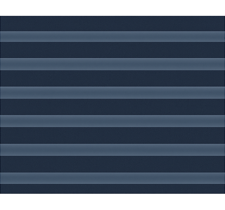 roleta do jedálne námornícke polnočné modré pruhy - Tenstickers