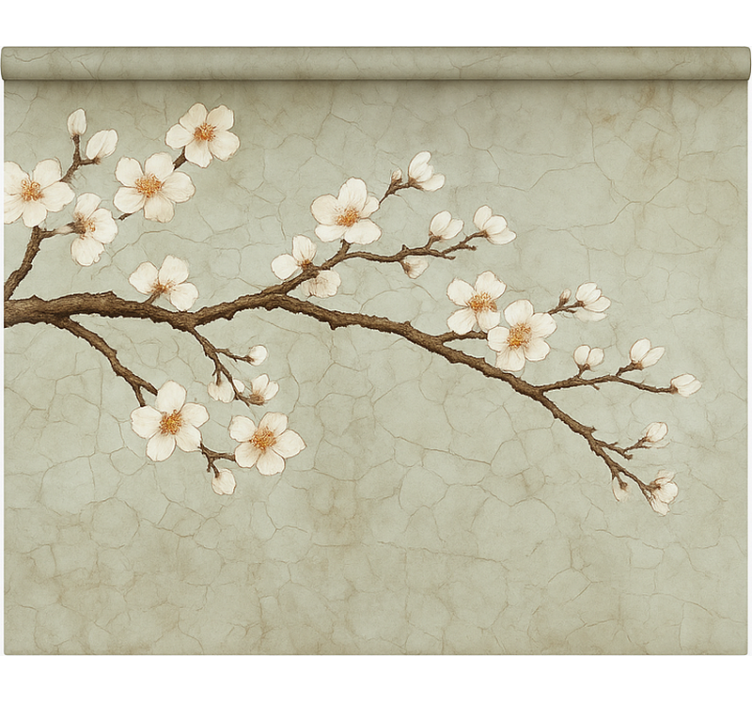 roleta do jedálne kvitnúci japonský strom - Tenstickers