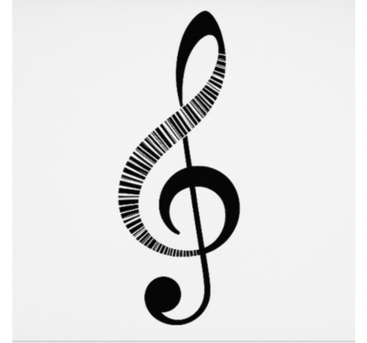 roleta pre teenagera hudobná nota - Tenstickers