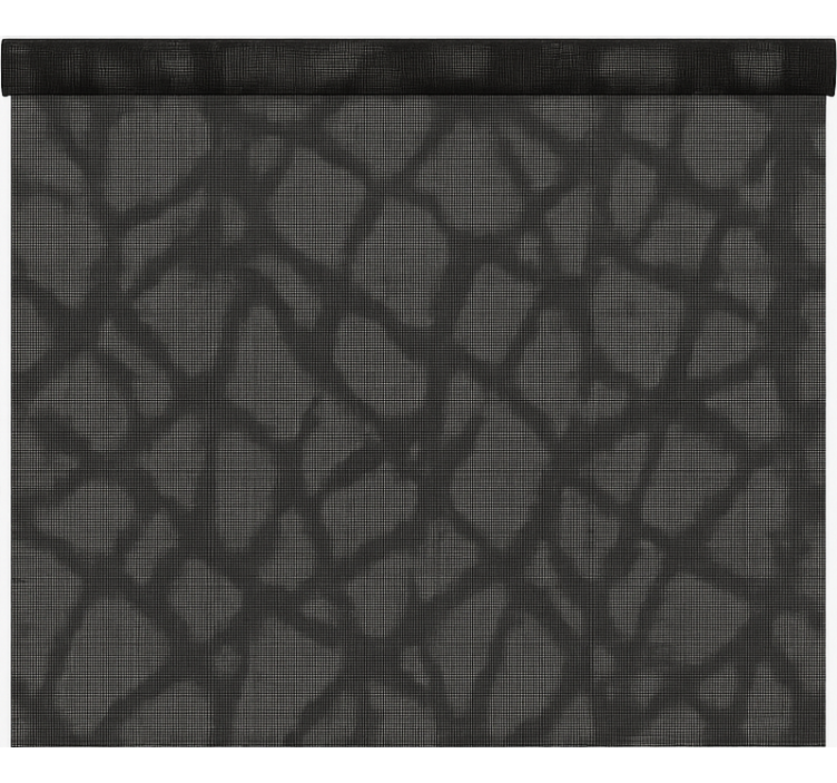 Roleta do kancelárie priesvitná čierna/sivá - Tenstickers