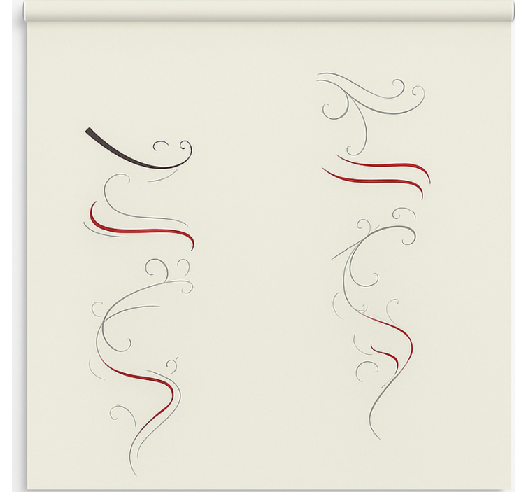 Škandinávska roleta abstraktné kvetinové mnohofarebné špirály - Tenstickers