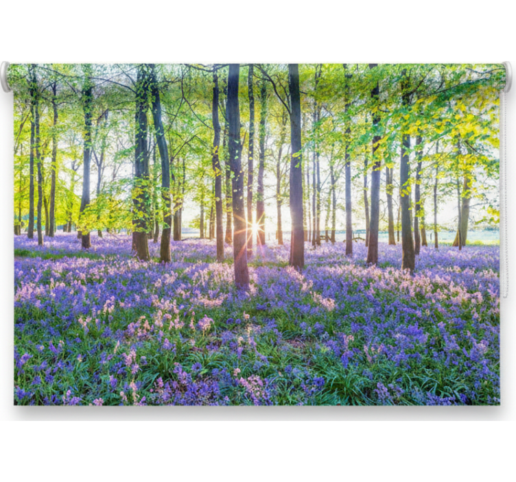 Roleta stomy inšpirovaná prírodou a modernizmom - Tenstickers