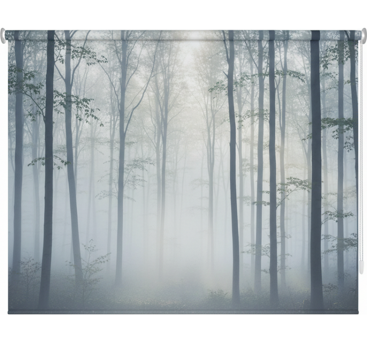 Roleta stomy atmosférická hmlová nástenná maľba - Tenstickers