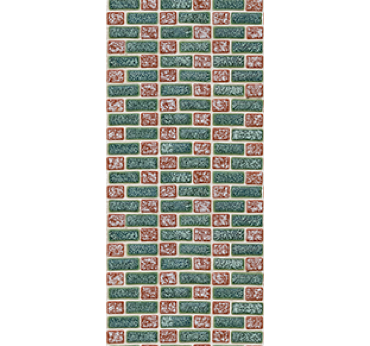 Roleta do kuchyne jednoduché tehlové dlaždice - Tenstickers