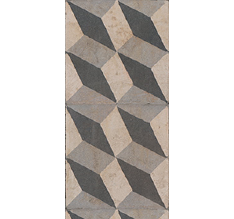 Roleta do kuchyne tmavošedé moderné dlaždice - Tenstickers