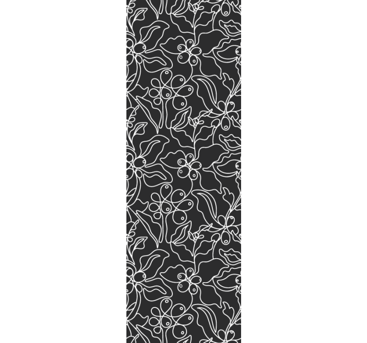 Roleta do kuchyne elegantný vzor kávového umenia - Tenstickers