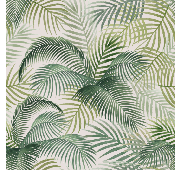 Roleta do jedálne divoké zelené listy v prírode - Tenstickers