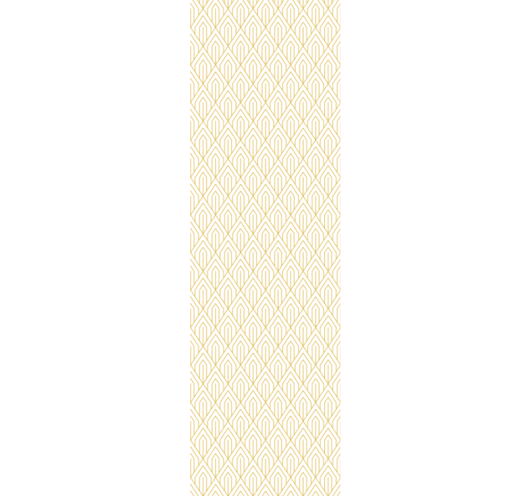 Roleta do jedálne moderný biely vzor - Tenstickers