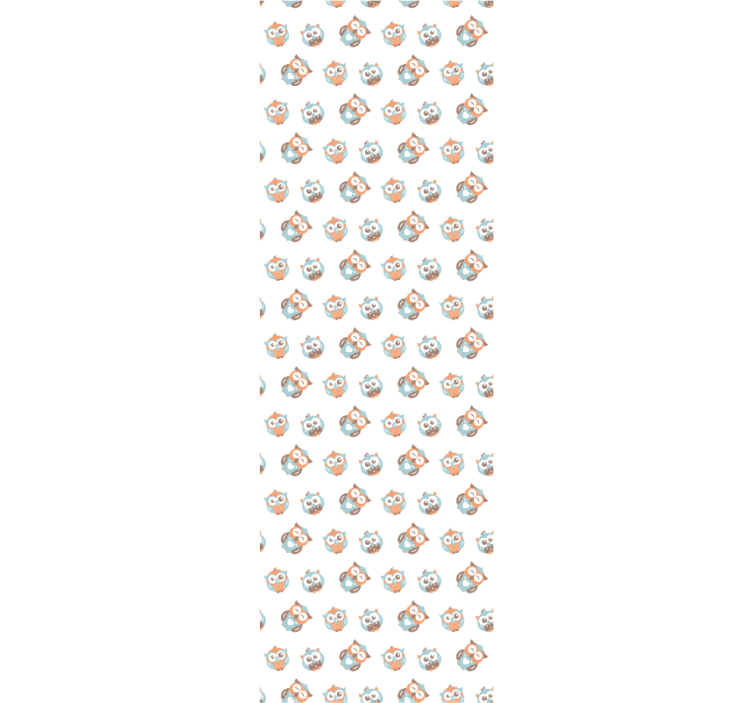 Roleta do detskej izby s vzorom sovy - Tenstickers