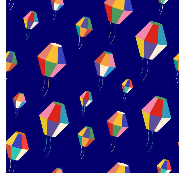 Roleta do detskej izby s horiacimi balónmi - Tenstickers