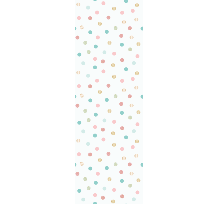 Roleta do detskej izby s glitrovým konfetti bodkami - Tenstickers