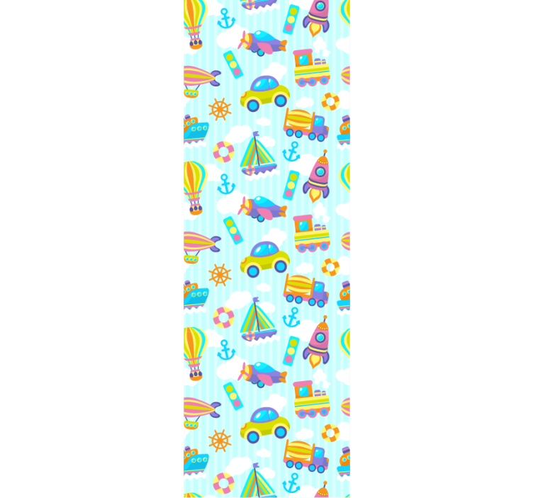 Roleta do detskej izby s roztomilým dizajnom áut - Tenstickers