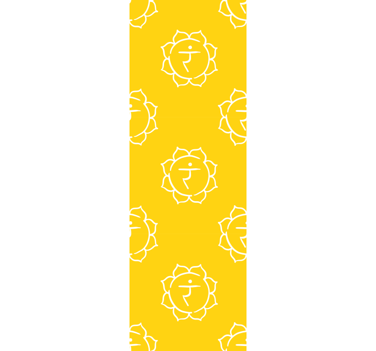 Roleta do kancelárie so symbolom solar plexus čakry - Tenstickers