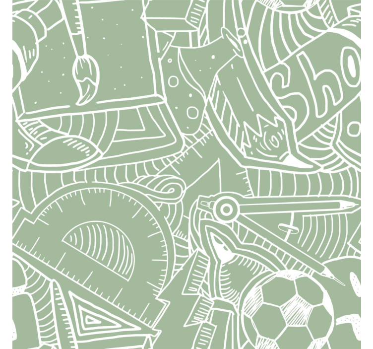 Roleta pre teenagera zelená školská tabuľa - Tenstickers