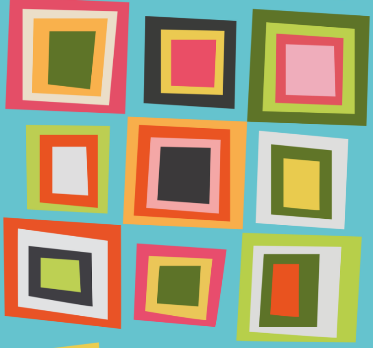 Roleta pre teenagera farebná kockovaná - Tenstickers